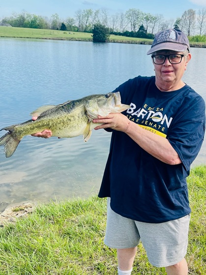 Barbara and a bass